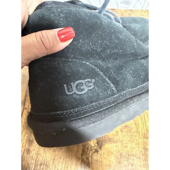 UGG Neumel Black Suede Chukka Boots Boots Shoes Mens Size 13 - Picture 3 of 11